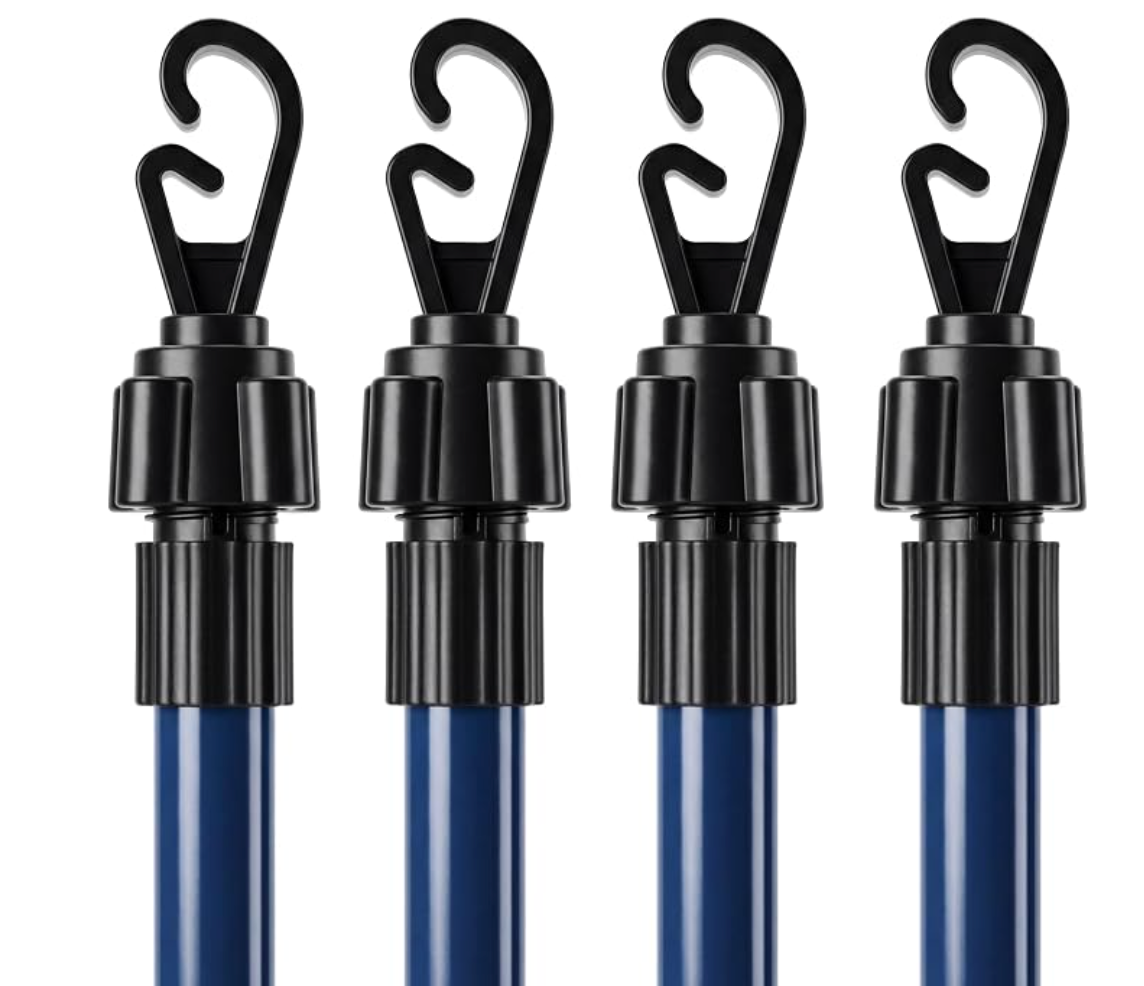 Telescopic Washing Line Prop Pole 2.4m – Pack of 2 / 4