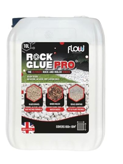 Rock Glue Pro Gravel & Mulch Binder – 0.75L to 10L