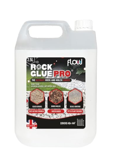 Rock Glue Pro Gravel & Mulch Binder – 0.75L to 10L