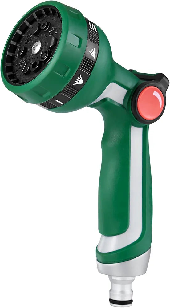 10 Pattern Hose Pipe Spray Gun,Garden Water Hose Sprayer, Thumb Flow Control, Garden Sprayer for Plants Lawn & Watering, Car Washing & Pets Bathing