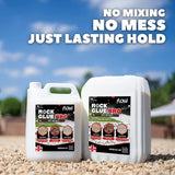 Rock Glue Pro – Heavy-Duty Water-Based Gravel & Mulch Binder for Driveways, Garden Paths | Long-Lasting, Weatherproof, Easy-to-Apply Formula 