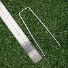 100 Pack Anti-Rust Galvanised Lawn Scarifier Aerator Lawn Rake Garden Ground Pegs for 1500w Electric Lawn Scarifier Aerator Lawn Rake 30L Collection Box
