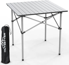 Example: Portable Aluminium Camping Table – Folding Roll Top
