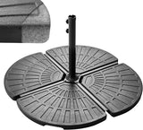 Vivo Technologies Concrete Filled Cantilever Banana Parasol Base Heavy Duty Concrete Filled Round Parasol Stand  Weight for Parasol Legs