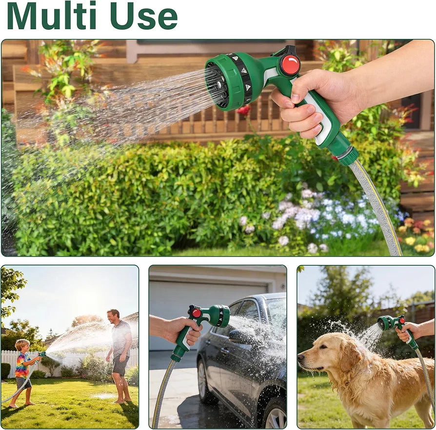 1.5m Short Hose Pipe ø 11 mm  | Universal Connection Kit | Small Hosepipe Including 3/4'' Male Threaded | 2 in 1 Tap Adapter | Fitting Kit for Garden Hose Reel Cart