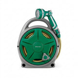 20m Garden Hose Reel with 10-Pattern Spray Gun – Manual Hose Pipe Reel