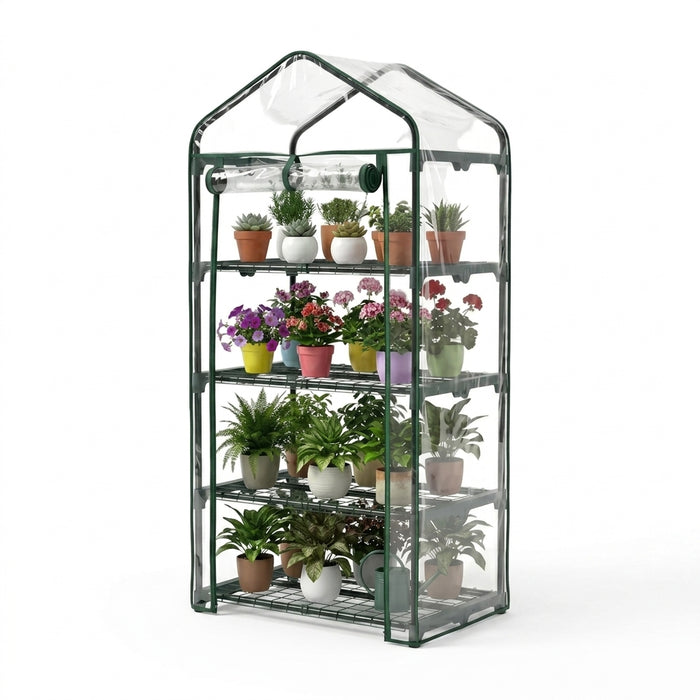 4-Tier Mini Greenhouse – PVC Cover