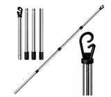 Telescopic Stainless Steel Washing Line Pole 2.4m – Pack of 1 / 2 / 4