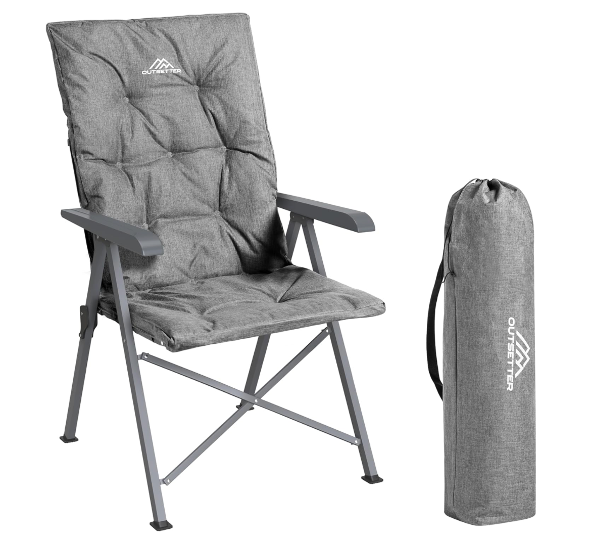 Adjustable High-Back Camping Chair – 1 or 2 Chair Options